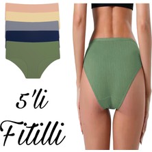 Afrodizyac 5'li Fitilli Extra Esnek ve Extra Yumuşak Külot
