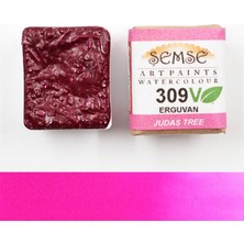 Şemse 309V Erguvan-El Yapımı Doğal Sulu Boya- Vegan Serisi-Profesyonel