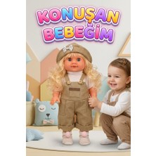 Farbu Oyuncak Lucia Girl Konuşan 35 cm - Etkileşimli Kolları Bacakları ve Kafası Et Kutulu Oyuncak Bebek