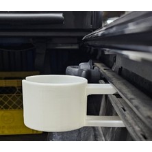 3D Baskı Zamanı Toyota Tacoma Uyumlu Araç Kasa Rayı Bardak Tutucu - Pickup Yan Ray Içecek Sabitleyici (Kulplu Bardak Uyumlu)