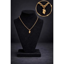 Mdm Style Minimal Koala Figürlü Gold Kolye