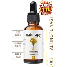 Altınotu Yağı (Helichrysum Oil) Maserasyon | Ekstraksiyon Yağı 30 ml Damlalıklı Cam Şişe