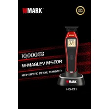 Wmark Ng-Xt1 Vector Motor Detail Trimmer | Dlc Blade, 10.000 Rpm Profesyonel Kontur & Hat Kesme Makinesi
