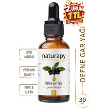 Defne Tohumu Yağı (Laurel Fruit Oil) Soğuk Sıkım Sabit Yağ 30 ml Damlalıklı Cam Şişe