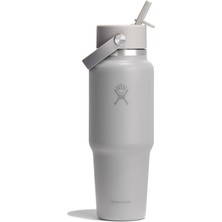 Hydro Flask Geniş Kapak Pipetli Seyahat Tipi Termos 946 ml (32 Oz) - Birch Gri