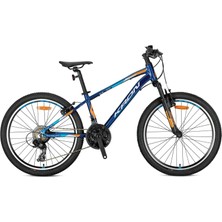 Kron Xc 75 - 24 Mtb - 13' - 21 Vites -M.disc - Lacivert/turuncu-Gri-Mavi