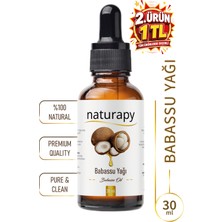 Babassu Yağı (Babassu Oil) Soğuk Sıkım Sabit Yağ 30 ml Damlalıklı Cam Şişe