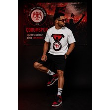 Rabona Fashion Çorumspor Bayrak Açan Taraftar T-Shirt