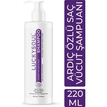 Dora Pharma Luckysoul Ardıç Özlü Saç ve Vücut Şampuanı 220 ml Kepek Karşıtı Etkisiyle Tüm Saç Tiplerine Uygun
