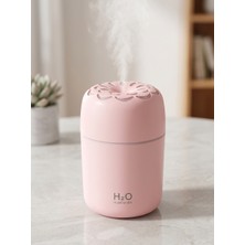Erdineks H2O Renkli Işıklı Mini Hava Nemlendirici Buhar Makinesi 250 ml - Araç, Ofis ve Masaüstü Ultrasonik Difüzör