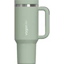 Vagonlife 1200ML Çelik Termos Kulplu Yeşil VGN-1103