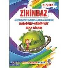 Altın Nokta Yayınevi 3.Sınıf Zihinbaz Matematik Yarışmalarına Hazırlık Kitabı Kanguru-Olimpiyat