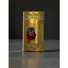 UltraMint Çift Ateşli Rezistanslı Işlemeli Metal Çakmak, Şık ve Kullanışlı Tasarım