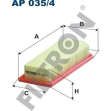 Filtron Fıltron Hava Fıltresı Mercedes C180-C200-C250 Cgı 09-14 E200-E250 Cgı 09-16