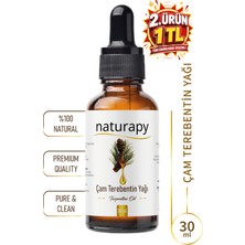 Çam Terebentin Yağı (Turpentine Oil) Uçucu Yağ 30 ml Damlalıklı Cam Şişe