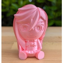 3D Baskı Zamanı Sevimli Chibi Anime Kız Figürü - Dekoratif Masaüstü Anime Karakteri ve Koleksiyon Oyuncağı