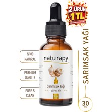 Sarımsak Yağı (Garlic Oil) Maserasyon | Ekstraksiyon Yağı 30 ml Damlalıklı Cam Şişe