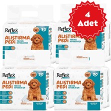 Reflex Care Kaydırmaz Köpek Alıştırma Pedi 60X90CM (30\'lu) x 4 Adet