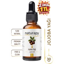 Jojoba Yağı (Jojoba Oil) Soğuk Sıkım Sabit Yağ 30 ml Damlalıklı Cam Şişe