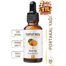 Portakal Yağı (Orange Oil) Uçucu Yağ 30 ml Damlalıklı Cam Şişe
