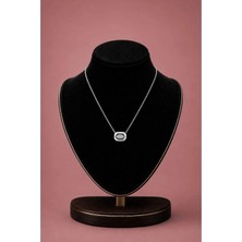 Mdm Style Zirkon Taş Detaylı Geometrik Kolye