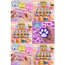 Oyuncak Sahili Skuşi Simli Trend Stres Çin Mantısı ve Pati Squishy Hediyeli Oyuncak Sukuşi Kutuda Dumpling Slow Rising