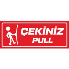 Ferizli Reklam Çekiniz Kapı Isimliği Yönlendirme Levhası - Iş Güvenliği Levhaları – Uyarı ve Ikaz Tabelaları (25X10 Cm)