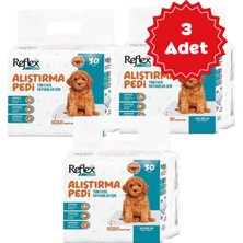 Reflex Care Kaydırmaz Köpek Alıştırma Pedi 60X90CM (30\'lu) x 3 Adet