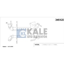 Kale Turbo Radyatörü (Intercooler) Renault Clıo Iı / Symbol I Al/pl/brz