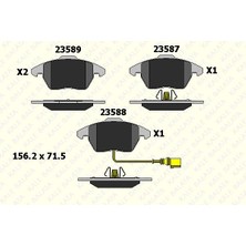 Kale Balata Fren Balata Ön Vw Beetle, Caddy Iıı, Golf V, Vı, Jetta Iıı, Iv, Passat,skoda Fabıa, Seat Leon,
