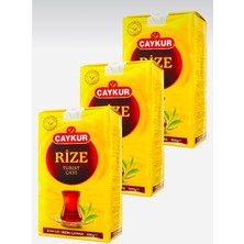 Çaykur Rize Turist Çayı 500 gr x 3 Adet Siyah Dökme Çay Yeni Ambalaj