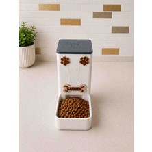 Linia Home Kişiye Özel Isimli Kedi Mama Kabı – Dekoratif Mama Dispenseri