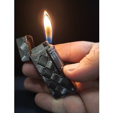 UltraMint Yandan Çarklı Şık Metal Kaplama Kaliteli Çakmak