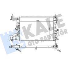 Kale Brazıng Radyatör 26MM Opel Astra J Astra J Gtc - Vauxhall Astra Mk Vı