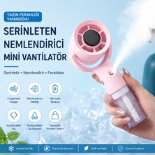 Tarçın Taşınabilir Spreyli Vantilatör USB Şarjlı Mini Fan
