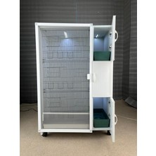 İstanbul Kafes Istanbul Kafes - Model PDM03YTS – (Tümüsalma) -Dolap – Pvc Kuş Dolabı –çok Amaçlı Dolap
