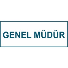Ferizli Reklam Genel Müdür Kapı Isimliği Yönlendirme Levhası - Iş Güvenliği Levhaları – Uyarı ve Ikaz Tabelaları (25X10 Cm)