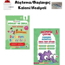 Altın Yayınları Altın Nokta 1. Sınıf Dikkat ve Zeka ve Olimpik Çocuk Test Kitabı + Alıştırma/başlangıç Kalemi Hediyeli