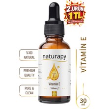 Vitamin E Yağı (Vitamin E Oil) 30 ml Damlalıklı Cam Şişe