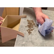 3D Baskı Zamanı Tezgah Kenarı Asılabilir Kırıntı Toplama Haznesi - Pratik Mutfak Temizleme Küreği ve Atık Kutusu