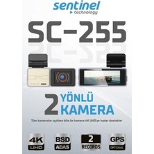 Sentinel Sentınel Kayıt Cihazı 4K 3.2'' Dokunmatik Ekran 2 Kameralı