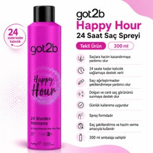 GOT2B Happy Hour 24 Saat Kalıcı Tutuş Sağlayan Hacim Verici Saç Spreyi 300 ml