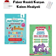 Altın Yayınları Altın Nokta Yayınları 1. Sınıf Altın Beyin Matematik ve Olimpik Çocuk Test Kitabı + Kurşun Kalem Hediyeli