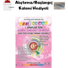 Altın Nokta 1. Sınıf Dahi Çocuk Bilsem Olimpiyat Zeka Kitabı + Alıştırma/başlangıç Kalemi Hediyeli