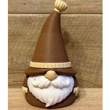 3D Baskı Zamanı Iskandinav Gnome Figürü - 3D Yazıcı Dekoratif Cüce - Modern Ev Hediyesi - Boho Masaüstü Aksesuarı