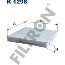 Filtron Fıltron Polen Fıltresı Honda Jazz Iıı 08-->1.2-1.3i-1.4 Vtec, City 1.4 Vtec 08-->