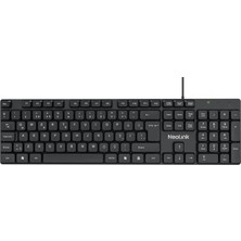 Neolink K15 Kablolu Standart USB Klavye Türkçe Q Ofis Klavyesi