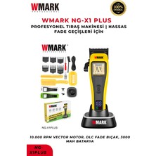 Wmark Ng-X1 Plus Profesyonel Saç Kesme Makinesi | 10.000 Rpm Vector Motor Teknolojisi