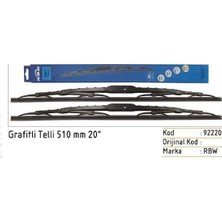 Inwells 500MM Telli Grafitli Silecek Süpürgesi (Tk)