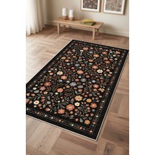 West Home Makinede Yıkanabilir Kaymaz Taban Leke Tutmaz Dijital Salon Halısı Mutfak Halısı Kilim ve Yolluk